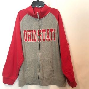 Ohio State Zip Front Sweater